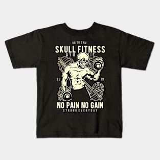 Skull Fitness Kids T-Shirt